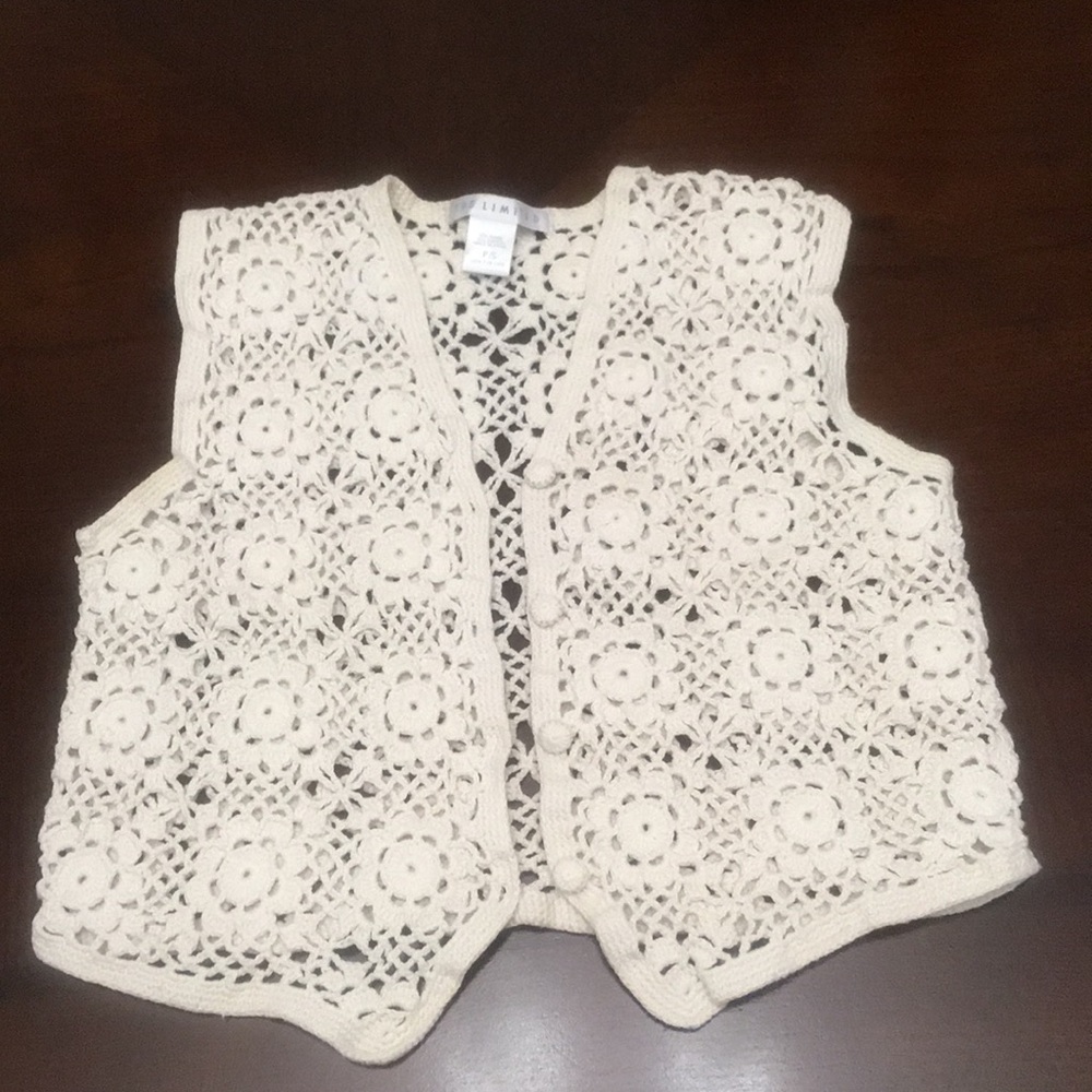 The Limited crochet vest
